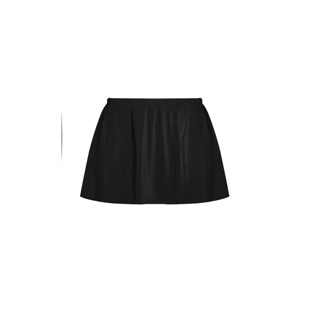 NWT Avenue Swim Skort Skirt Shorts Swim Bottoms Black Women's Plus Size 26W - Picture 3 of 13